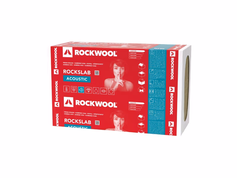 1 Wełna Rockwool Rockslab Acoustic 50 mm